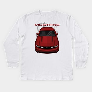 Mustang GT 2010-2012 - Red Candy Kids Long Sleeve T-Shirt